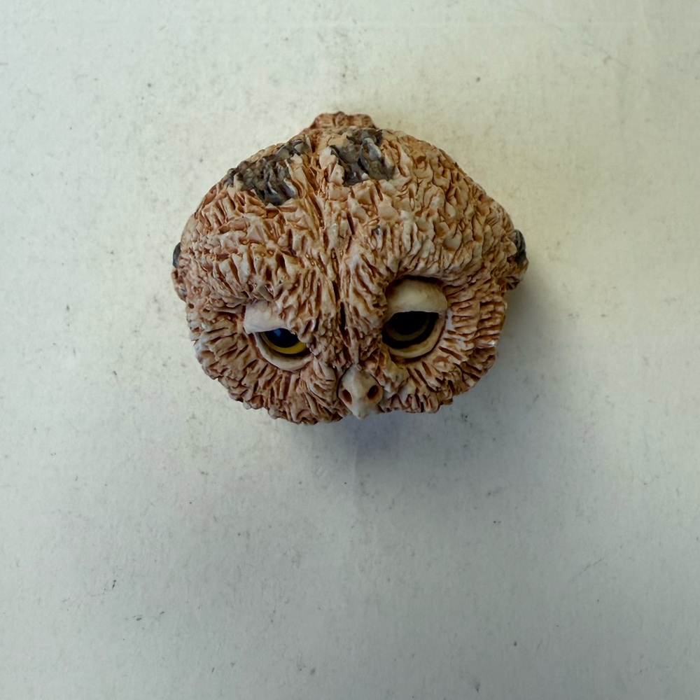Vintage Stone Critters Baby Barn Owl Figurine by United Design Corp. - Picture 10 of 13